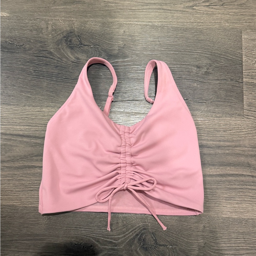 Victorias Secret Pink Ruched Sports Bra
